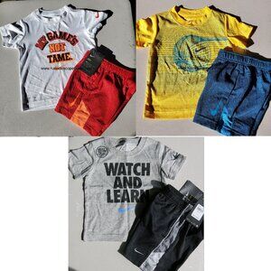 Nike Boys 2T Shorts & T-Shirts ~ 6pc ~ Spring Summer Brand NEW Dri-fit
